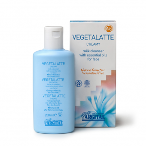 Argital Vegetalatte gentle milk cleanser suitable for all skin types.